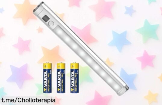 Luz LED para debajo del armario Maclean MCE166, super chollo con sensor de movimiento que se enciende sola a 5 metros y gira 360°. ¡No esperes más y llévatela antes de que vuele!