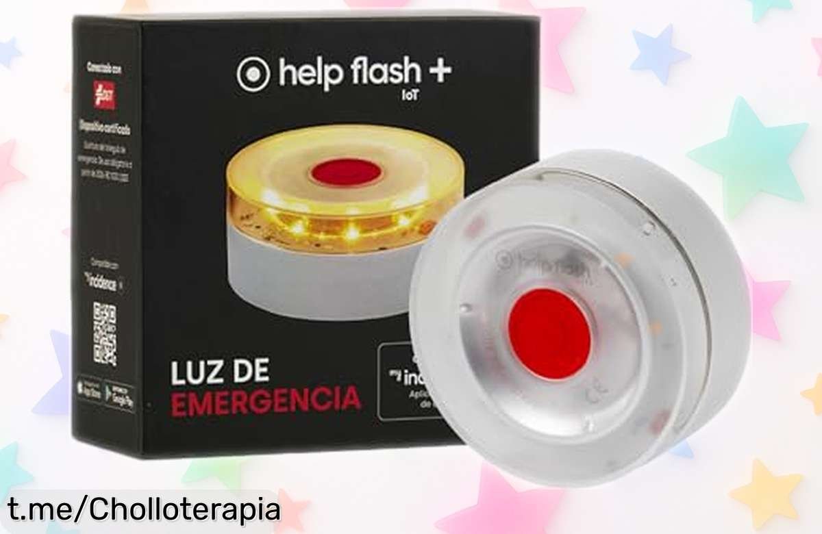 Luz de emergencia IoT+ Help Flash V16 que te hace visible a 1 km y avisa rápido: ¡aprovéchalo ya, super chollo a precio rebajado que no puedes dejar pasar!