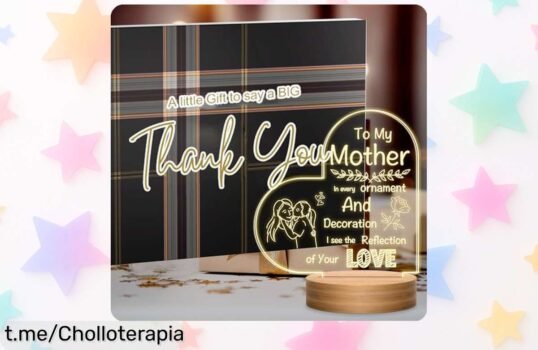 Luz nocturna UneedMe con base de madera y mensaje personalizado, la decoración perfecta a un precio loco que hará brillar tu habitación de amor ¡No te quedes sin la tuya!