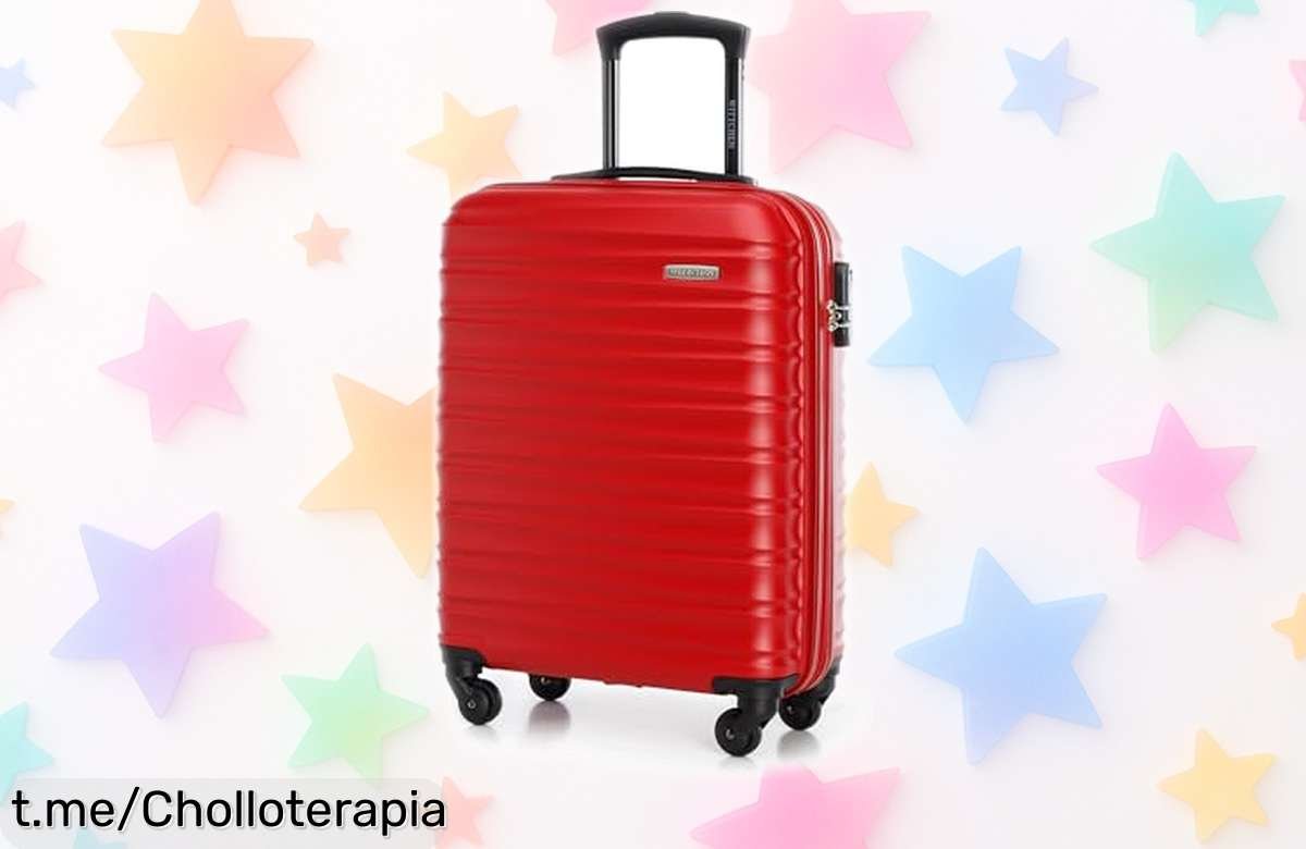 Maleta trolley de mano WITTCHEN con ruedas 360° y cerradura a un precio increíble, perfecta para tus escapadas. ¡No te quedes sin la tuya y viaja liger@ ya!