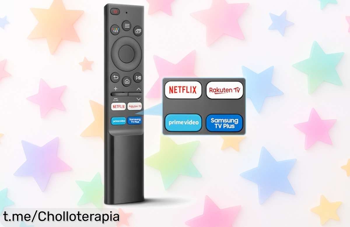 Mando a distancia universal para Samsung TV, precio de locos y funciona como el original. ¡No dejes escapar esta oportunidad, vuela antes que se acabe!