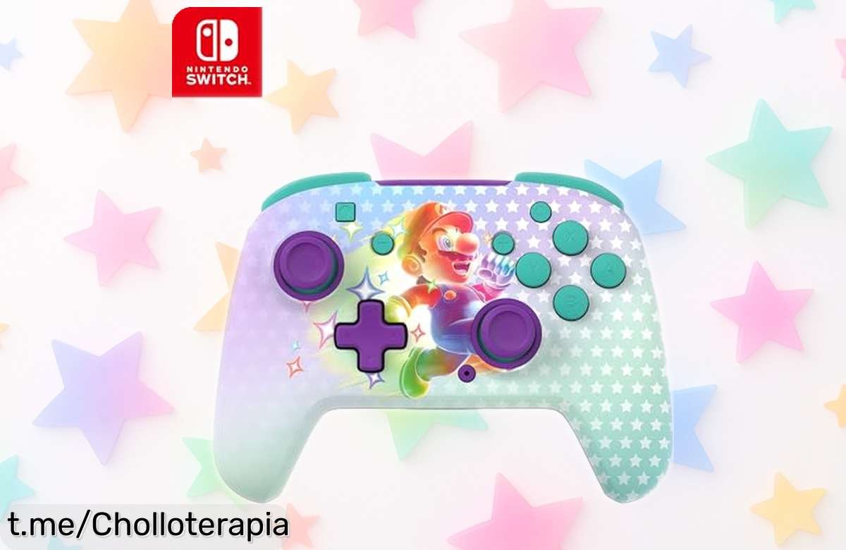 Mando inalámbrico Turtle Beach Rematch Invincible de Mario para Nintendo Switch, una oferta loca con 40 horas de juego para disfrutar al máximo cada partida y vivir la emoción.