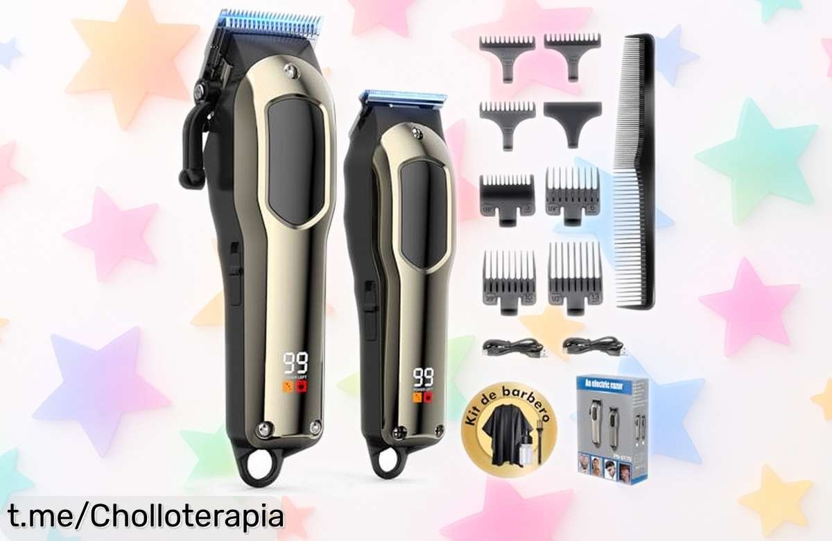 Máquina cortapelos y recortadora 2 en 1 Singphere al mejor precio, conviértete en tu propio barbero y disfruta de un corte perfecto sin salir de casa, ¡no te quedes sin la tuya!