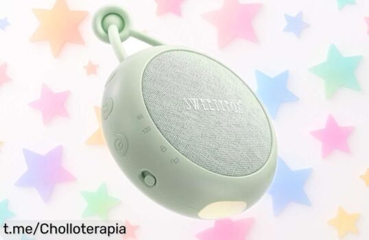 Máquina de ruido blanco Sweety Fox para dormir a tu bebé con 15 sonidos y luz nocturna, bajada de precio brutal que no se repetirá, ¡hazlo descansar mejor ya!