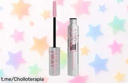 Máscara de pestañas Maybelline Lash Sensational Sky High: ¡volumen y longitud XXL con glitter a un precio loco que se va volando! No te quedes sin la tuya, corre antes que se acabe.