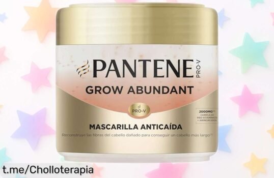 Mascarilla anticaída Pantene con ProVitamina y aminoácidos a precio de risa, ¡dile adiós al pelo débil y haz que crezca fuerte! No la dejes escapar, vuela a comprarla.