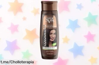 Mascarilla para pelo castaño NaturVital ColourSafe con keratina vegetal: brillo brutal en 5 minutos por un precio loco, ¡no dejes escapar este chollazo que te hará brillar!