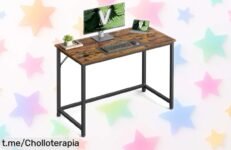 Mesa para teletrabajo y estudio VASAGLE más resistente que nunca; bajada de precio brutal, no te quedes sin la tuya antes de que vuele.