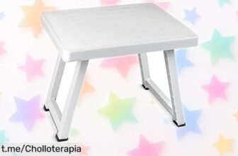Mesa plegable Confortime que cabe en cualquier rincón y ahora a precio loco, ¡dale un toque original a tu espacio antes de que se acabe esta oferta irrepetible!