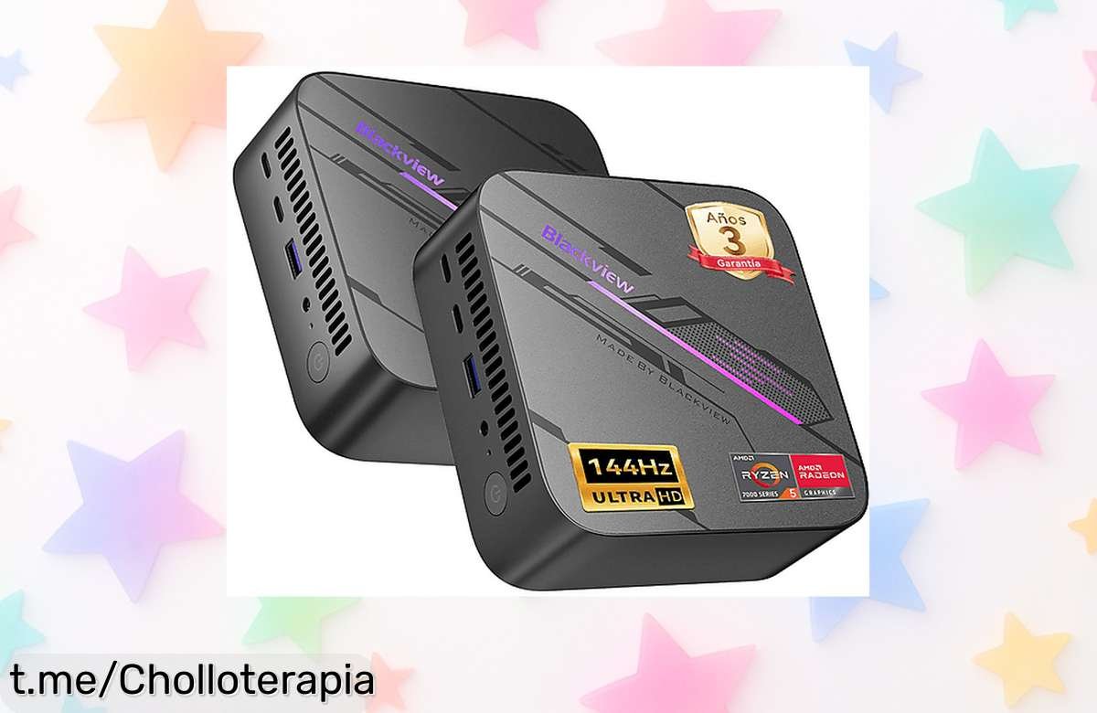 Mini PC Blackview MP1007430U súper potente con Ryzen 5, RAM de sobra y Windows 11 Pro a un precio loco; aprovecha esta oportunidad antes de que desaparezca.