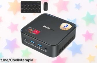 Mini PC Blackview MP50 con Ryzen 5 y doble pantalla 4K: ¡ofertón a precio loco que no puedes dejar escapar para trabajar y jugar sin límites!