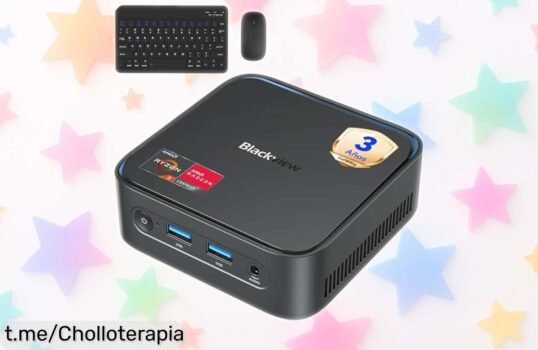 Mini PC Blackview MP50 con Ryzen 5 y doble pantalla 4K: ¡ofertón a precio loco que no puedes dejar escapar para trabajar y jugar sin límites!