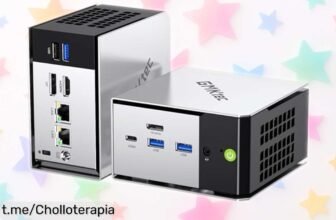 Mini PC potente GMKtec M8 con Ryzen 5 PRO: super chollo para jugar y trabajar, ¡conecta hasta 4 monitores y aprovecha este precio de ganga antes que se acabe!