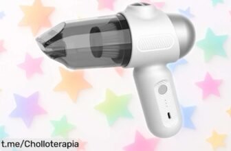 Mini aspirador portátil 4 en 1 EBOSSOM con succión potente, ¡un ofertón a precio de ganga que debes tener YA antes de que se agote!