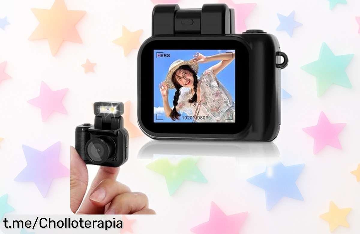 Mini cámara digital súper compacta con vídeo HD y flash; precio rebajado que no podrás creer, ¡aprovecha antes de que se agote esta oportunidad única!