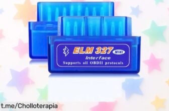 Mini escáner Bluetooth ELM327 V1.5: diagnostica tu coche al instante, ¡es tan barato que parece un regalo! No te quedes sin el control total de tu motor, aprovecha esta oferta ya.