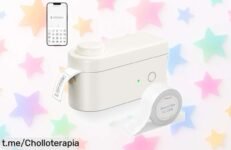 Mini impresora de etiquetas Bluetooth para el móvil a precio de ganga, imprime sin tinta y vuela en unidad: ¡no te quedes sin la tuya y organiza tu mundo hoy!