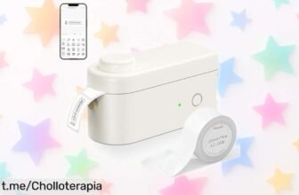 Mini impresora de etiquetas Bluetooth para el móvil a precio de ganga, imprime sin tinta y vuela en unidad: ¡no te quedes sin la tuya y organiza tu mundo hoy!