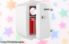 Mini nevera portátil 4L con precio rebajado que no se ve todos los días: disfruta de tus bebidas frías en casa o el coche antes de que vuelen. ¡No te quedes sin la tuya!