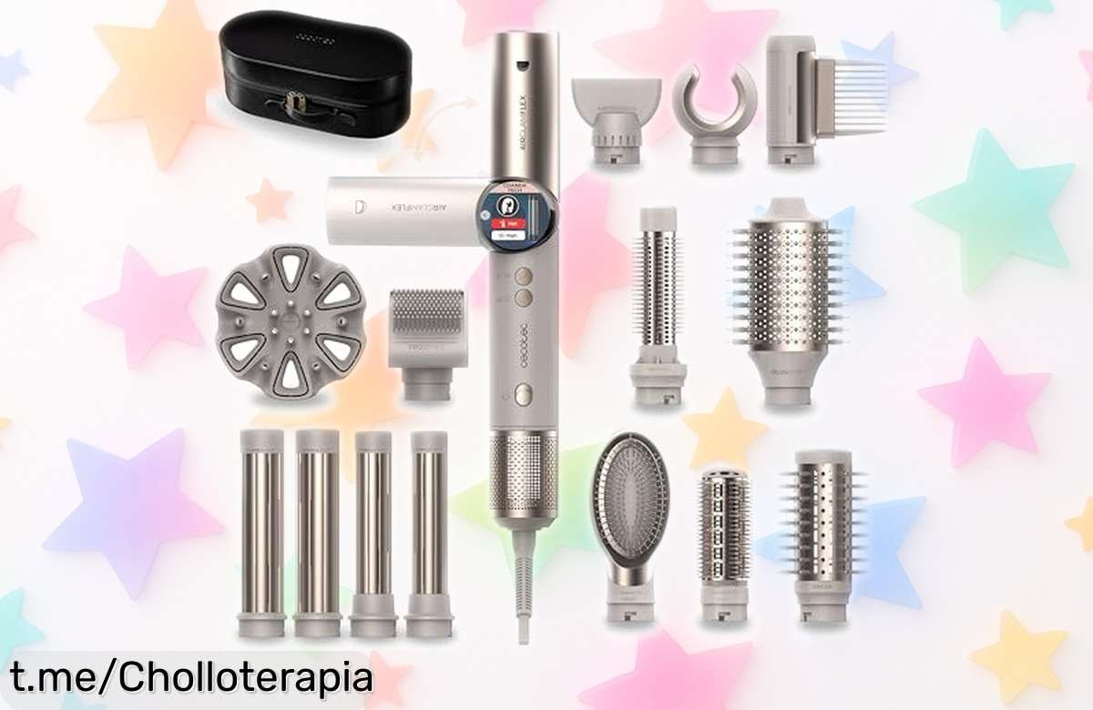 Moldeador de pelo Cecotec AirGlam 14in1 con 14 cabezales a un precio rebajado, ¡consigue el look que siempre deseaste y haz brillar tu estilo!