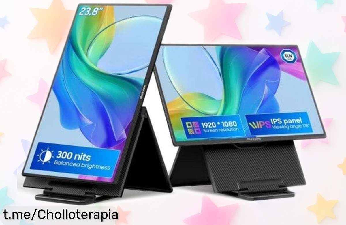 Monitor de 23,8” FullHD Blackview Table 10 con altavoces y carga inversa a precio tirado; ¡aprovéchalo antes de que se agote!