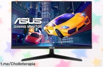 Monitor gaming de 24” con pantalla a 120 Hz y filtro luz azul, ¡rebajado una barbaridad! No te quedes sin calidad visual, aprovecha este chollo antes de que se agote.
