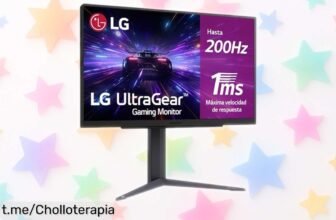 Monitor gaming ultrarápido de 27” con IPS, 200Hz y 1ms a precio de escándalo; calidad y fluidez nunca vista antes ¡aprovéchalo ya antes que se acabe!