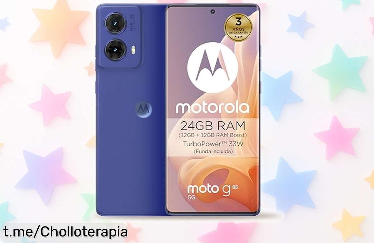 Móvil Motorola Moto g85 5G con pantalla gigante y cámara Sony de 50MP a precio loco, ¡aprovéchalo antes que se agote y vive la experiencia al máximo!