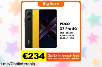 Móvil POCO X7 Pro con pantalla de 6,67” y batería gigante: ¡precio de ganga que vuela rápido! No esperes más para disfrutarlo.