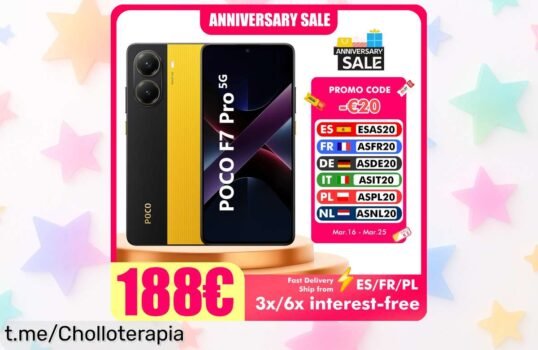 Móvil POCO X7 Pro con pantalla grande y rendimiento brutal a precio de ganga, ¡aprovecha este ofertón antes que se acabe!