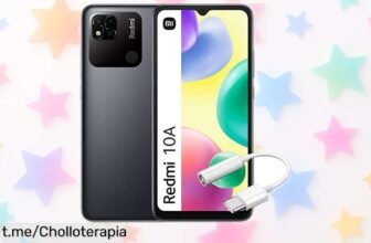 Móvil Redmi 10A 3/64GB tirado de precio y con cable USBC a jack de regalo, ¡no te quedes sin el tuyo antes que vuelen!