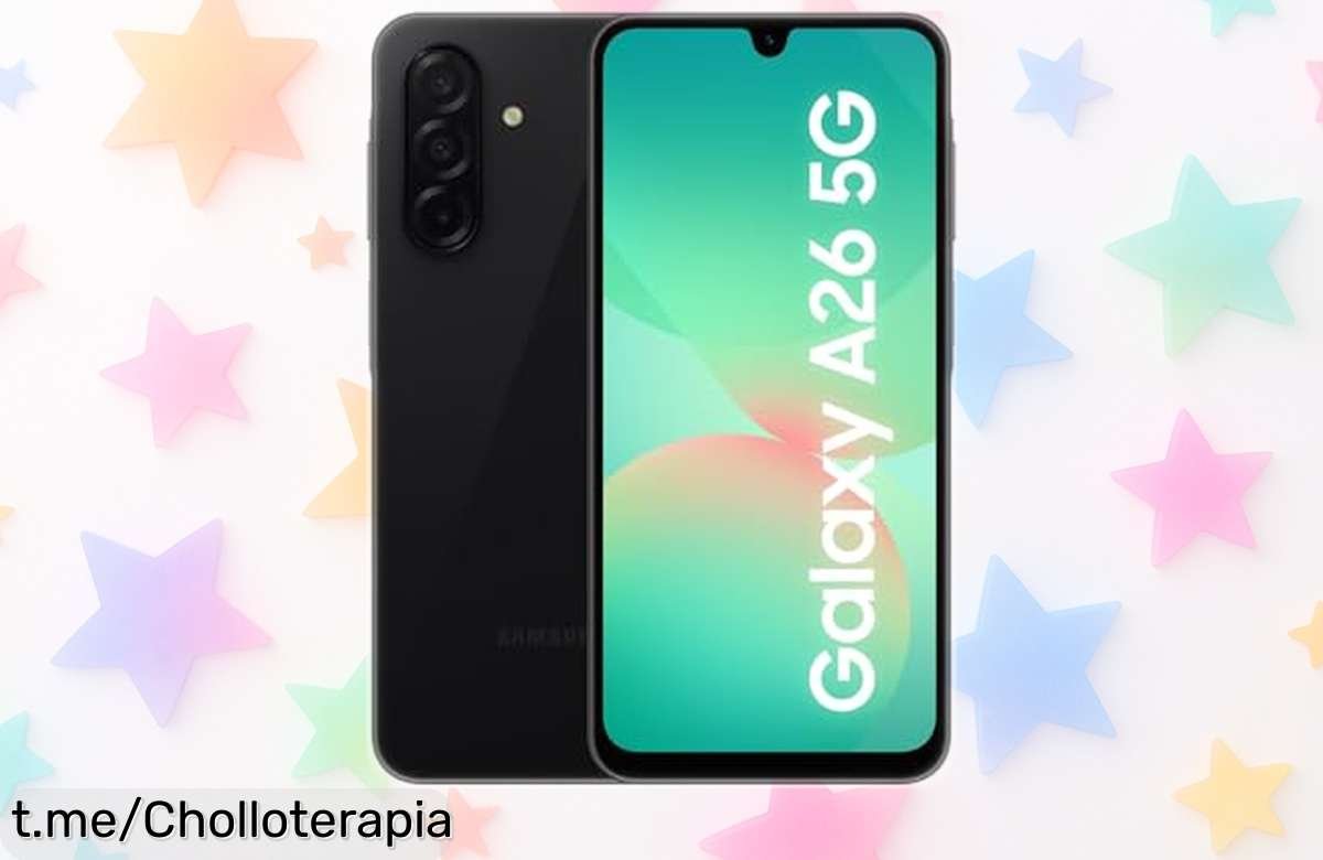 Móvil Samsung Galaxy A26 5G con pantalla gigante Super AMOLED y cámara de 50MP a precio loco, ¡no te lo pierdas, es una ganga que querrás ya!