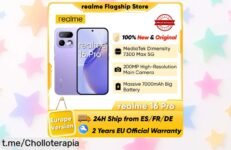 Móvil realme 16 Pro 5G con pantalla de 144Hz y cámara de 200MP a precio loca, no puedes dejar escapar esta oferta ¡hazte con él antes que se agote!