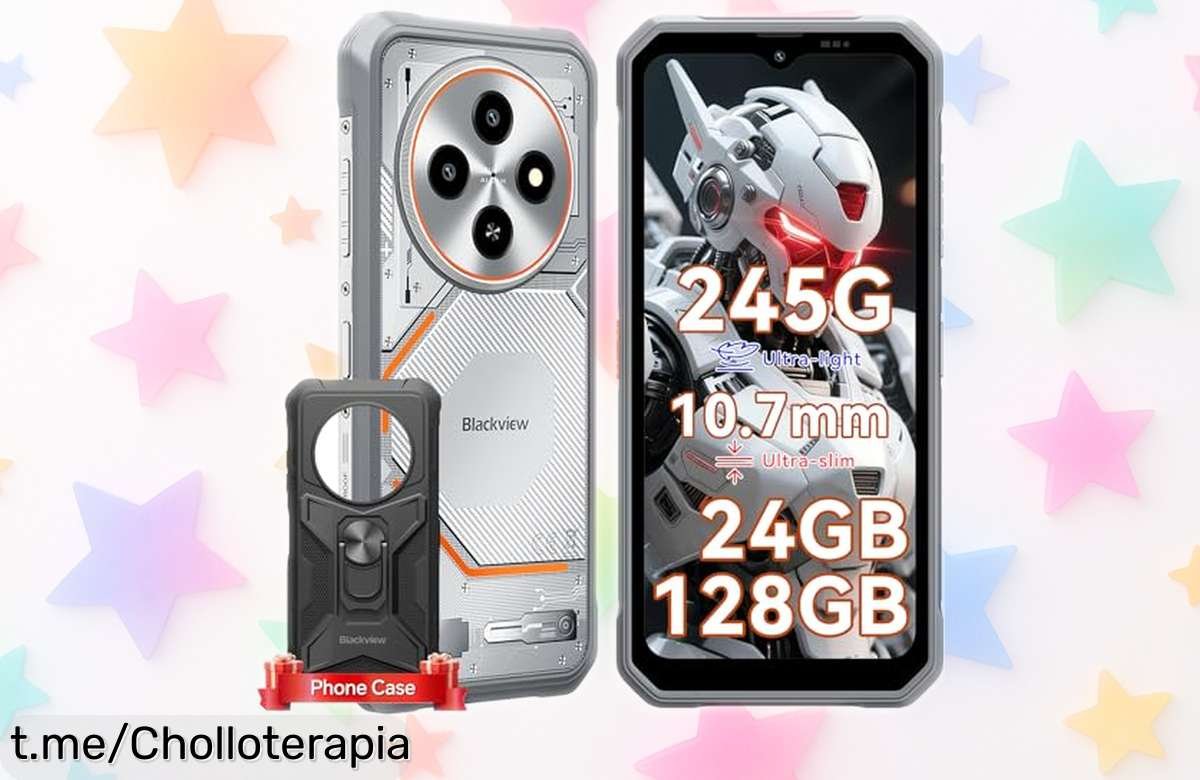 Móvil resistente y ultrafino Blackview Fort 2 a precio de risa: cámara dual y batería enorme para quienes se lo quieren todo sin preocupaciones. ¡No te quedes sin el tuyo!