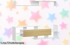 Mueble para TV HOMCOM que transforma tu salón y organiza todo sin esfuerzo, ¡aprovecha el cupón y llévalo a precio de risa antes de que se acabe!