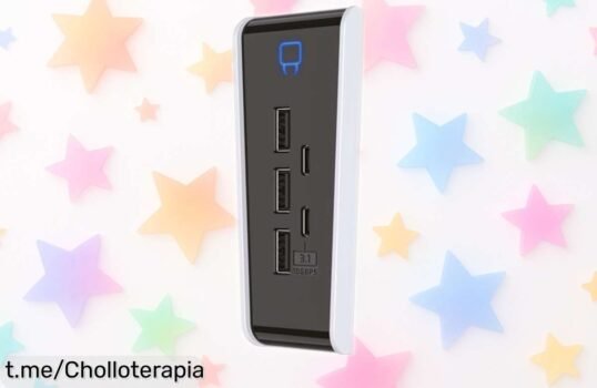 Multipuerto USB Venom para PS5 Slim: carga 5 mandos a la vez y llévatelo a un precio que no tiene comparación, ¡no dejes pasar esta oportunidad única!