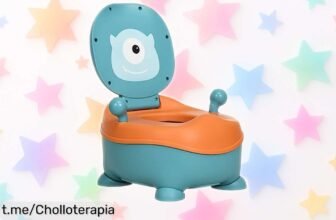 Orinal infantil portátil en forma de alien ZONEKIZ, un ofertón que no verás otra vez y tus peques aprenderán a ir al baño con ganas. ¡Consíguelo ahora antes de que se acabe!
