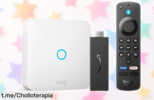 ¡Pack Fire TV Stick HD + Ring Intercom a precio de ganga! Controla tu casa con la voz y disfruta tus pelis en Full HD, ¡aprovecha antes de que volen!