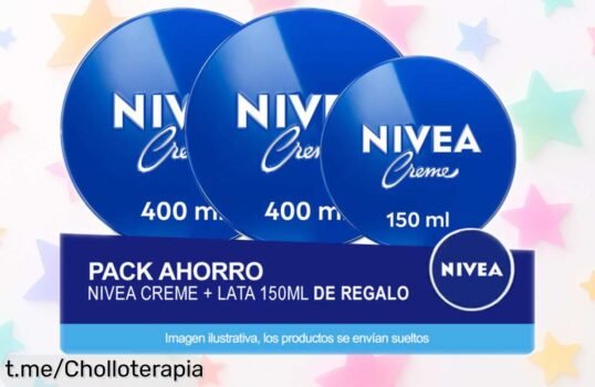 Pack ahorro NIVEA CREME hidratante multiusos: llévate 2 latas de 400ml y una extra de 150ml ¡aprovéchalo antes de que se acabe esta oferta increíble!