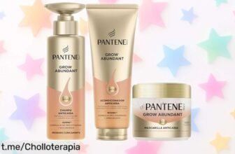 Pack anticaída Pantene: Champú, acondicionador y mascarilla a precio de escándalo para que tu pelo luzca fuerte, largo y denso. ¡No te quedes sin esta oferta increíble antes de que vuele!