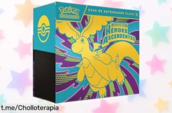 Pack completo de cartas y accesorios Pokémon en caja premium, ¡un ofertón que vuela! Aprovecha este precio tirado antes de que se acabe la diversión.