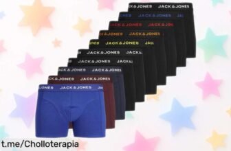 Pack de 10 bóxers Jack & Jones, suaves y cómodos, ¡con un precio de escándalo que no se repite! No te quedes sin los tuyos, volarán rápido.