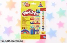 Pack de 12 mini botes de plastilina PlayDoh a un precio loco, ¡despierta la creatividad y diviértete personalizando todo lo que imagines antes que se agoten!