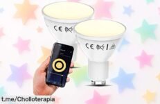 Pack de 2 bombillas LED inteligentes B.K.Licht para crear un ambiente cálido desde tu móvil, ¡precio loco! No te quedes sin ellas, que con este chollo vuelan rápido.