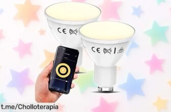 Pack de 2 bombillas LED inteligentes B.K.Licht para crear un ambiente cálido desde tu móvil, ¡precio loco! No te quedes sin ellas, que con este chollo vuelan rápido.