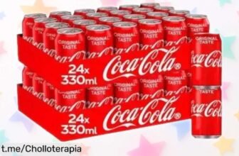Pack de 2 cajas con 48 latas de CocaCola normal o zero a precio loco, ¡exprime esta oferta y brinda momentos refresh antes que se agote!
