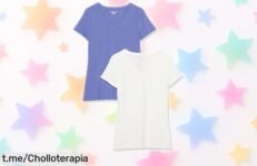 Pack de 2 camisetas básicas Amazon Essentials, tela suave y cómodas para un look impoluto. ¡No te quedes sin este ofertón que hará brillar tu estilo!