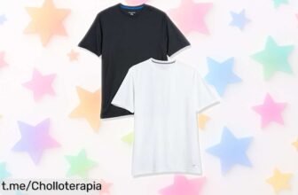 Pack de 2 camisetas básicas para hombre, con secado ultra rápido y diseño moderno a precio ridículo: ¡Consígelas antes que se agoten y dale un upgrade a tu armario!