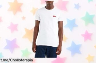 Pack de 2 camisetas gráficas Levi's para hombre a precio loco: súper ligeras y con detalles únicos que no querrás dejar escapar, ¡hazte con ellas antes de que desaparezcan!