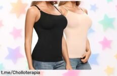 Pack de 2 camisetas moldeadoras Joyshapher que controla la cintura y moldea el abdomen, ¡ofertón para lucir espectacular en cualquier plan! Corre, se agota rápido.